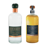 Los Magos Sotol Blanco and 6 Year Reserva bottle bundle